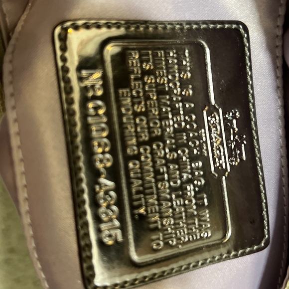 Coach 43315 Madison Sabrina Scarf Print Optic Chainlink Mini Shoulder Bag - Picture 11 of 13